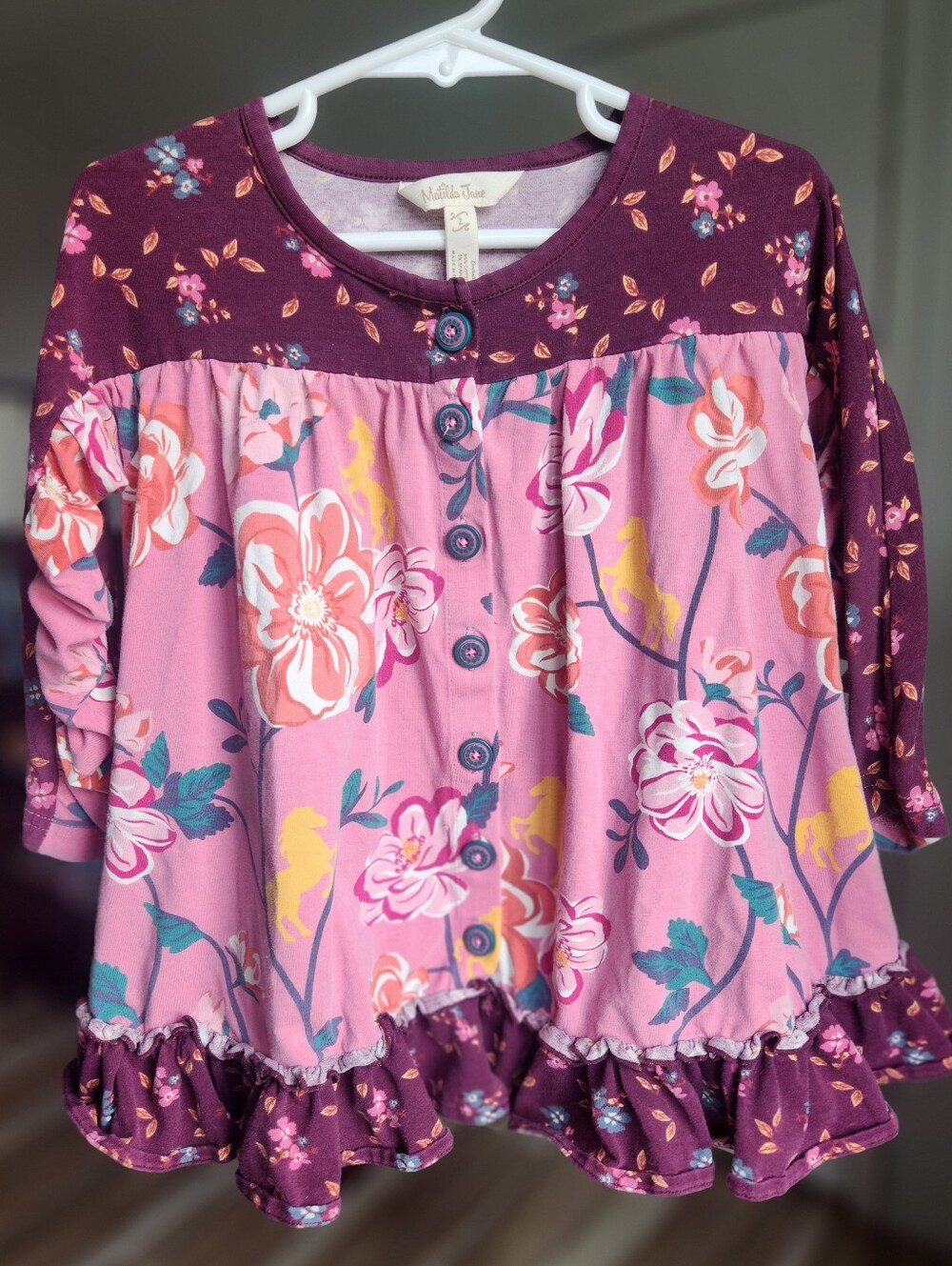 Matilda Jane Flowers and Horse Dress